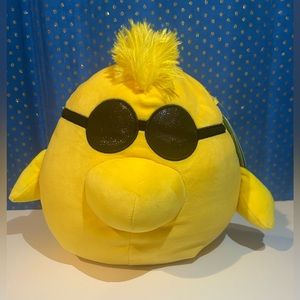 NWT Squishmallows 8” Peanuts Cool Woodstock With Sunglasses